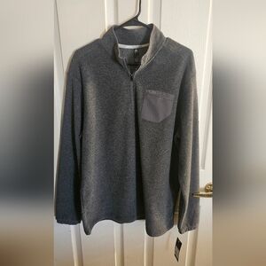 Adidas Men's Grey 1/4 Zip Pullover